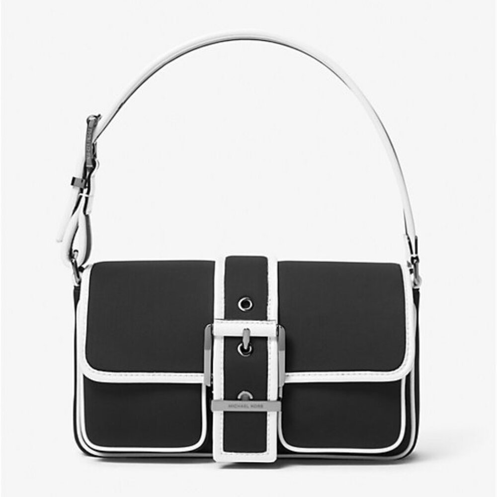 Michael Kors Colby Medium Two-Tone Neoprene Shoulder Bag